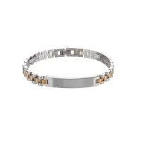 Hip Hop Vintage-Stil Einfacher Stil Farbblock Edelstahl 304 18 Karat Vergoldet Armbänder In Masse sku image 1