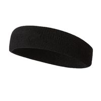 Unisex Sports Solid Color Cotton Hair Band sku image 1