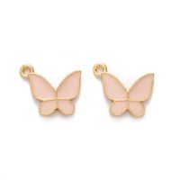 10 Pieces 2MM Alloy Butterfly Pendant sku image 2