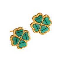 1 Pair Simple Style Classic Style Heart Shape Plating Metal Gold Plated Ear Studs main image 6