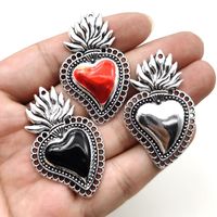 1 Piece Zinc Alloy Heart Shape Pendant main image 1