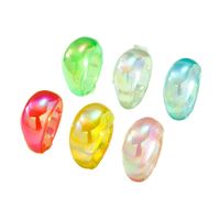 Wholesale Jewelry Sweet Solid Color Plastic Resin Rings main image 3