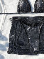 Frau Sexy Einfarbig 3-Teiliges Set Bikinis Bademode main image 2