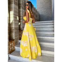 Women's Regular Dress Streetwear Collarless Sleeveless Flower Maxi Long Dress Holiday Daily Beach main image 5