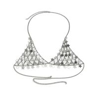 Exaggerated Cool Style Triangle Star Plastic Iron Wholesale Body Chain main image 5