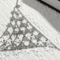 Exaggerated Cool Style Triangle Star Plastic Iron Wholesale Body Chain main image 4