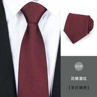 Business Stripe Arrow Polyester Men's Tie sku image 187