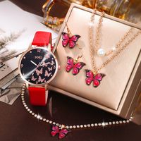 Casual Elegant Butterfly Buckle Quartz Women's Watches main image 6