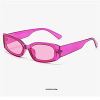Casual Estilo Simple Color Sólido Ordenador Personal Cuadrado Fotograma Completo Gafas De Sol Mujer sku image 6