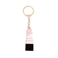 Simple Style Lipstick Alloy Enamel Plating Bag Pendant Keychain main image 4