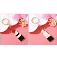 Simple Style Lipstick Alloy Enamel Plating Bag Pendant Keychain main image 6