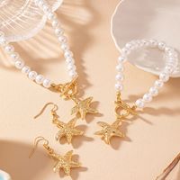 Fairy Style Vacation Marine Style Starfish Zinc Alloy Women's Jewelry Set main image 5