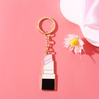 Simple Style Lipstick Alloy Enamel Plating Bag Pendant Keychain sku image 2