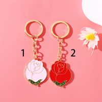 IG Style Simple Style Rose Alloy Enamel Plating Bag Pendant Keychain main image 1
