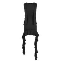 Women's Regular Dress Sexy U Neck Sleeveless Solid Color Above Knee Daily main image 3