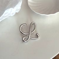 Modern Style Simple Style Cool Style Letter Copper Women's Brooches sku image 2