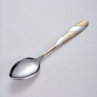 Casual Stripe Stainless Steel Spoon 6 Pieces Per Pack main image 3