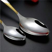 Casual Stripe Stainless Steel Spoon 6 Pieces Per Pack main image 4