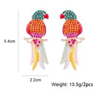 Casual Retro Bird Alloy Zircon Women's Ear Studs 1 Pair main image 2
