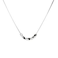 Simple Style Classic Style Solid Color Sterling Silver Plating Pendant Necklace 1 Piece main image 2