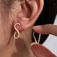 1 Pair Xuping Commute Four Leaf Clover Flower Plating Inlay Copper Alloy Rhinestones 18k Gold Plated Drop Earrings main image 5