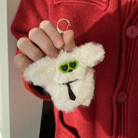 Cute Rabbit Plush Women's Bag Pendant Keychain sku image 13