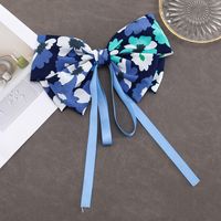 IG Style Sweet Flower Bow Knot Cloth Handmade Hair Clip 1 Piece sku image 4