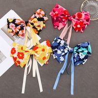 IG Style Sweet Flower Bow Knot Cloth Handmade Hair Clip 1 Piece main image 1