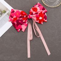 IG Style Sweet Flower Bow Knot Cloth Handmade Hair Clip 1 Piece sku image 2
