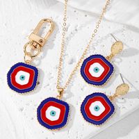 Casual Vintage Style Simple Style Color Block Alloy Women's Jewelry Set main image 1