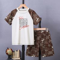 Sports Abstract Polyester Boys Clothing Sets main image 3