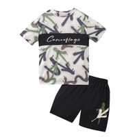 Casual Letter Polyester Boys Clothing Sets main image 5