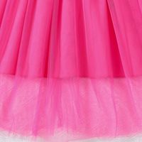 Prinzessin Einfarbig Bogenknoten Polyester Mädchen Kleidung Sets main image 4