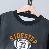 Simple Style Cartoon Letter Gradient Color Polyester Hoodies & Knitwears main image 2