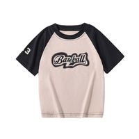 Casual Cartoon Letter Polyester T-shirts & Shirts main image 2