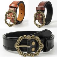 Classic Style Streetwear Solid Color Pu Leather Unisex Leather Belts main image 2