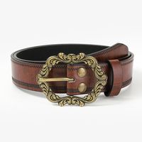 Classic Style Streetwear Solid Color Pu Leather Unisex Leather Belts main image 5