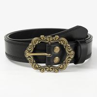 Classic Style Streetwear Solid Color Pu Leather Unisex Leather Belts main image 8