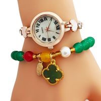 Simple Style Classic Style Heart Shape Jewelry Buckle Quartz Women's Watches sku image 4