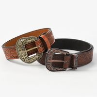 Y2K Retro Animal Pu Leather Unisex Leather Belts main image 6