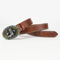 Vintage Style Punk Boots Pu Leather Unisex Leather Belts main image 4