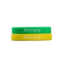Simple Style Letter Silica Gel Wholesale Wristband sku image 1