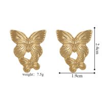 1 Pair Elegant Glam Butterfly Alloy Ear Studs main image 2