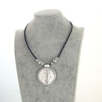 Exaggerated Heart Shape CCB Alloy Rope Plating Women's Pendant Necklace sku image 2