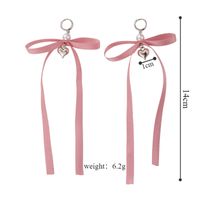 1 Pair Simple Style Shiny Bow Knot Alloy Drop Earrings main image 9