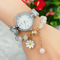 Simple Style Classic Style Color Block Jewelry Buckle Quartz Women's Watches sku image 5
