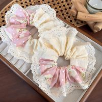 Women's Elegant Romantic Pastoral Flower Cloth Lace Hair Tie main image 9