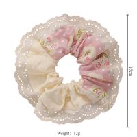 Women's Elegant Romantic Pastoral Flower Cloth Lace Hair Tie main image 3