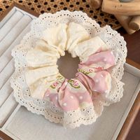 Women's Elegant Romantic Pastoral Flower Cloth Lace Hair Tie main image 5