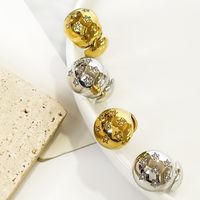 1 Pair Elegant Modern Style Sweet Star Inlay Stainless Steel Rhinestones 18K Gold Plated Earrings main image 4